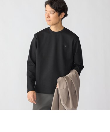 【WEB限定】ダブル ニット ビズ ネック ロングスリーブ Tシャツ