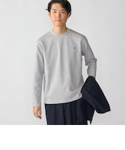 【WEB限定】ダブル ニット ビズ ネック ロングスリーブ Tシャツ
