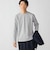 【WEB限定】ダブル ニット ビズ ネック ロングスリーブ Tシャツ