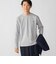 【WEB限定】ダブル ニット ビズ ネック ロングスリーブ Tシャツ