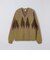 TOWNCRAFT: MOHAIR SHAGGY JACQUARD CARDIGAN