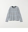 LACOSTE:〈洗濯機可能〉マルチ ボーダーロングスリーブ TEE