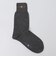 Sorley Socks: ウール スムース ソリッド ソックス