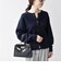 〈手洗い可能〉AQUA カシミヤ ミックス アゼ クルーネック 2way ニット カーディガン