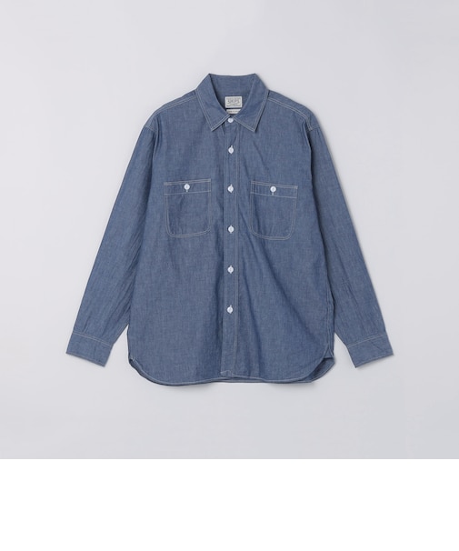 AUTHENTIC: シャンブレー ワーク シャツ