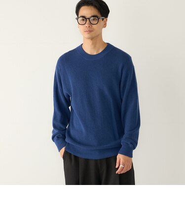 〈洗濯機可能〉コットン カシミヤ アゼ ニット◇