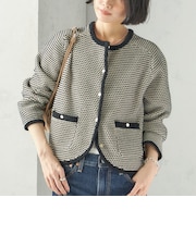 《予約》〈手洗い可能〉ジャカード モール カーディガン 26AW