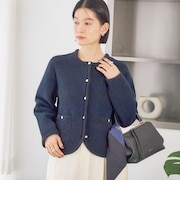 《予約》〈手洗い可能〉ジャカード モール カーディガン 26AW