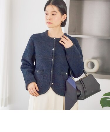 《予約》〈手洗い可能〉ジャカード モール カーディガン 26AW