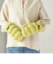 《予約》【SHIPS別注】TAION:〈手洗い可能〉SHIRRING MITTEN