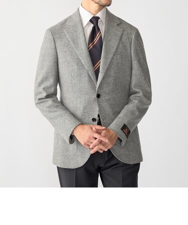 BOTTOLI ウール カシミヤ ヘリンボーン ジャケット