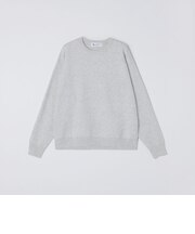 City Ambient Products: 14ゲージ Wフェイス ジャカード クルーネック ニット