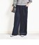 〈手洗い可能〉コーデュロイ タック ワイドパンツ◇