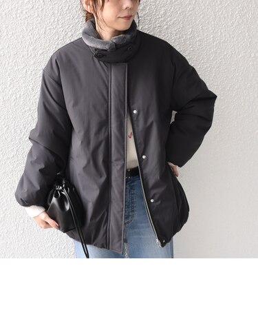 《予約》リバーシブル 中綿 フェイクファー アウター◆