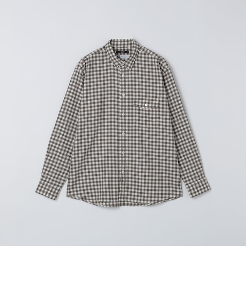 BEZ コットンウール ギンガムチェック レギュラーカラー シャツ