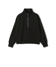 【SHIPS別注】assiette:〈手洗い可能〉ジップアップ プルオーバー