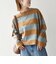 〈洗濯機可能〉ワイド ボーダー ボートネック TEE