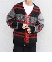 〈手洗い可能〉アルパカ ミックス シャギー ニット カーディガン 26AW◆