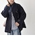 《予約》カシミヤ ミックス スタンドカラー ショート ダッフル コート