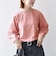 【WEB限定】〈洗濯機可能〉裏毛 パイピング ドロスト プルオーバー TEE