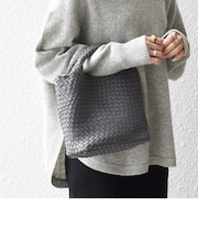 ポーチ付き メッシュ 2WAY ショルダー トート バッグ