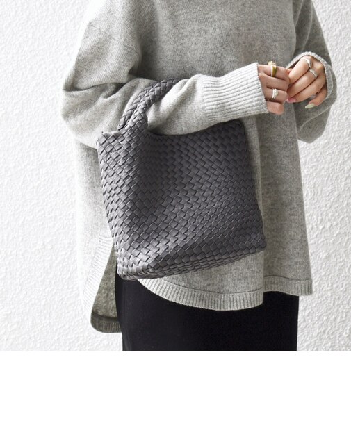 ポーチ付き メッシュ 2WAY ショルダー トート バッグ
