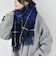 〈手洗い可能〉カシミヤ ミックス チェック ストール 26AW