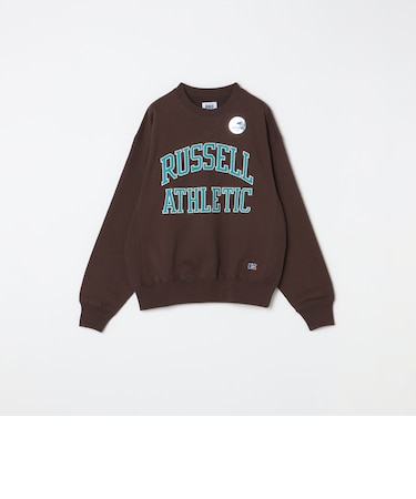 RUSSELL ATHLETIC: 〈洗濯機可能〉プロコットン ロゴプリント クルーネック スウェット