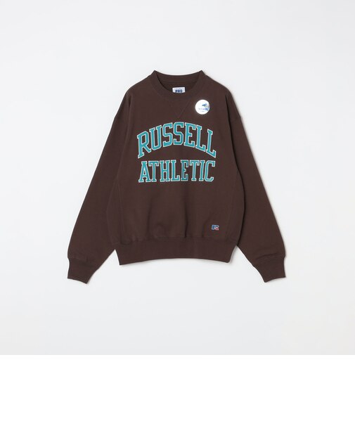 RUSSELL ATHLETIC: 〈洗濯機可能〉プロコットン ロゴプリント クルーネック スウェット
