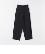 〈洗濯機可能〉裏起毛 バルーン テーパード パンツ［NAVY BLUE］