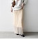 【WEB限定】〈洗濯機可能〉シアー シャーリング Iライン スカート