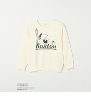 SNOOPY コラボ アメリカン ロケーション グラフィック プリント スウェット<KIDS>