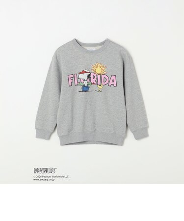 SNOOPY コラボ アメリカン ロケーション グラフィック プリント スウェット<KIDS>