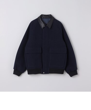 〈防風〉ウール ミックス ショート ブルゾン