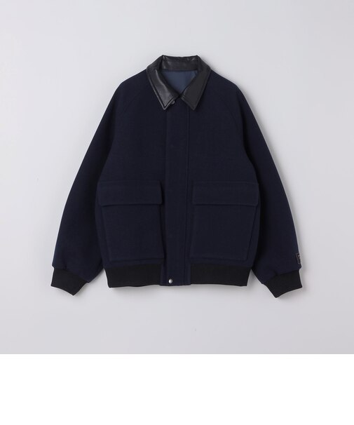 〈防風〉ウール ミックス ショート ブルゾン