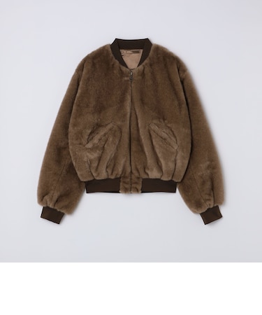 City Ambient Products: ファー MA-1 ボンバー ジャケット