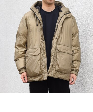 〈撥水/防風〉PERTEX(R) × PRIMALOFT(R) フード 中綿 ジャケット◆