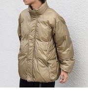〈撥水/防風〉PERTEX(R) × PRIMALOFT(R) スタンドカラー ショート 中綿 ジャケット◆