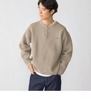 【WEB限定】レイヤード ヘンリーネック ロングスリーブ ニット