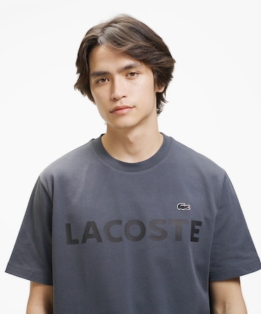 ヘビーウェイトブランドネーム ラバープリント ロゴ半袖Tシャツ