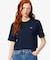 ハイクオリティ ピマコットン仕立て ワンポイントソフトタッチ半袖Tシャツ