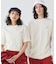 アウトラインクロッククルーネック半袖Tシャツ