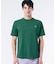 アウトラインクロッククルーネック半袖Tシャツ