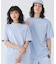 アウトラインクロッククルーネック半袖Tシャツ