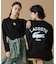 オーバーサイズ PARISロゴ ヘビーウェイト 長袖Tシャツ / ロンT