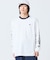 ヘビーウェイト スリーブプリント ロングリブスリーブTシャツ