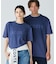 グラデーション ステンシルブランドネームロゴTシャツ