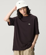 L.12.12アレンジ ガゼット付き鹿の子地 半袖Tシャツ