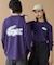 【オンライン限定】LACOSTE オーバーサイズ バックプリント ロングスリーブTシャツ