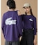 【オンライン限定】LACOSTE オーバーサイズ バックプリント ロングスリーブTシャツ